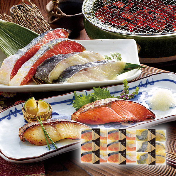 祇園さゝ木 西京漬け（銀鮭×6切、銀だら×3切）