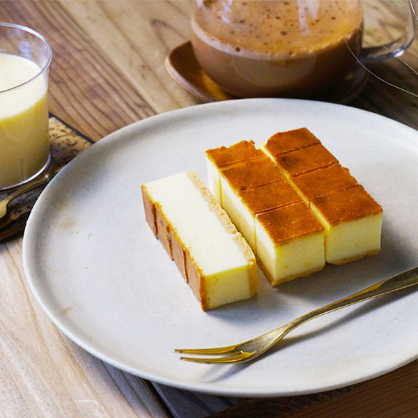 とろける北海道プリンとチーズケーキセット