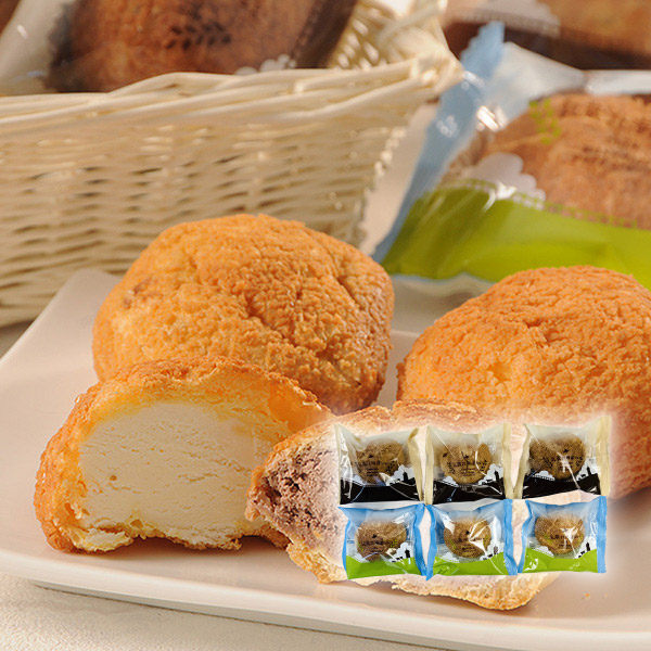 乳蔵 爽やかクリームのシューセット