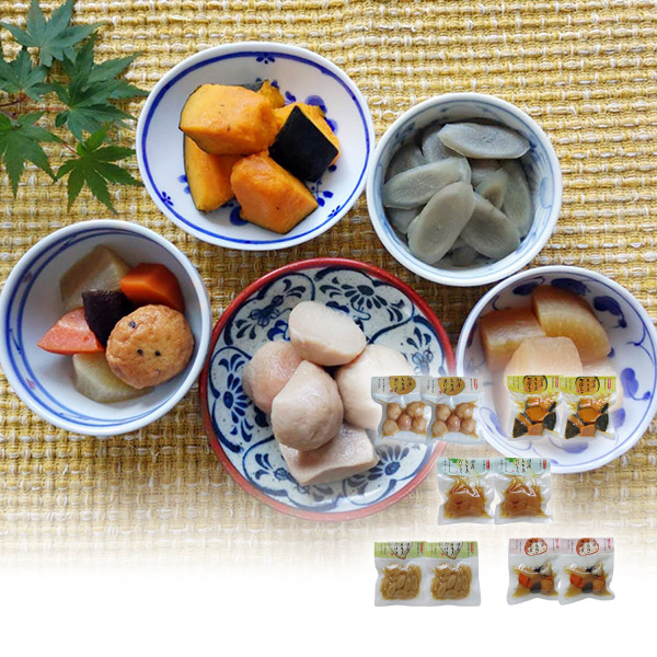 国産うま煮食べきりサイズ5種 各2袋入