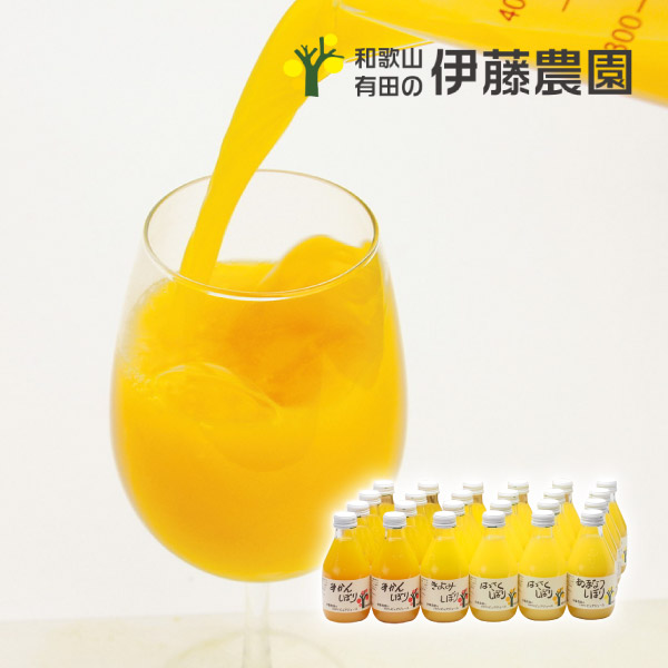 伊藤農園 100％ピュアジュース180ml×24本