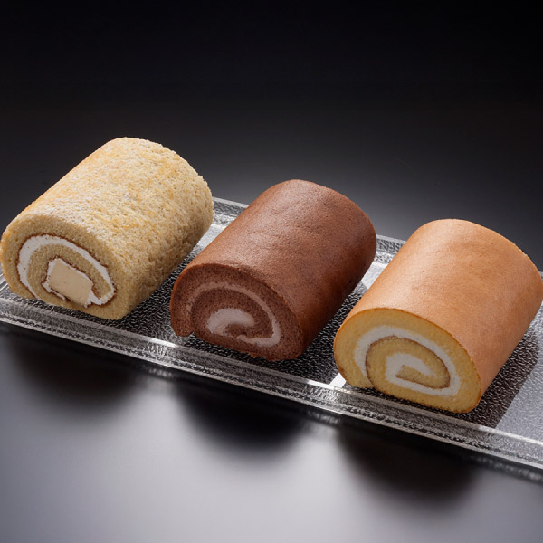 菊家 坂井宏行監修 鉄人ロールケーキセット 3種