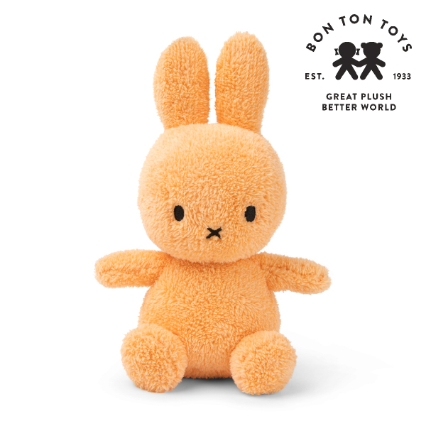 Miffy Terry ミッフィーぬいぐるみ 23cm ソフトオレンジ