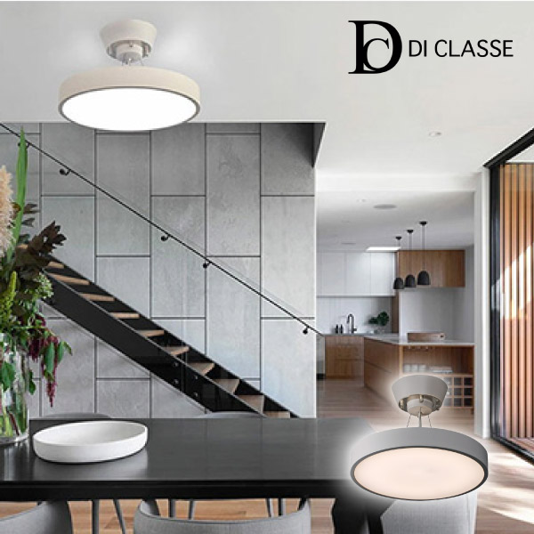 ディクラッセ LED ジョルノ シーリング/ペンダントランプ ウォームグレー