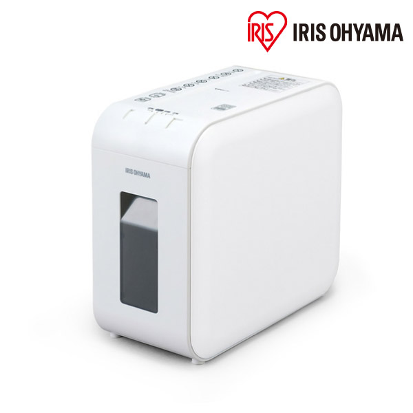 アイリスオーヤマ パーソナルシュレッダー（ホワイト）