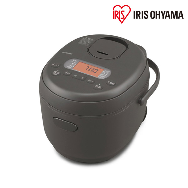 アイリスオーヤマ ジャー炊飯器 3合 ブラック
