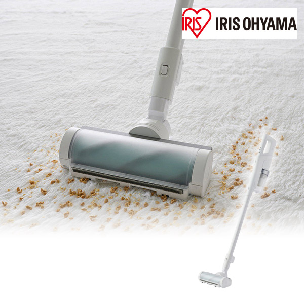 アイリスオーヤマ 充電式サイクロンスティッククリーナーSUUZE ホワイト