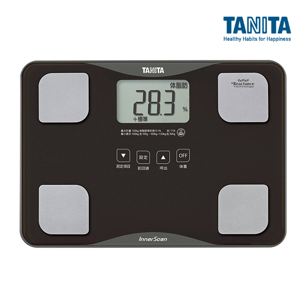 タニタ 体組成計インナースキャン ブラウン