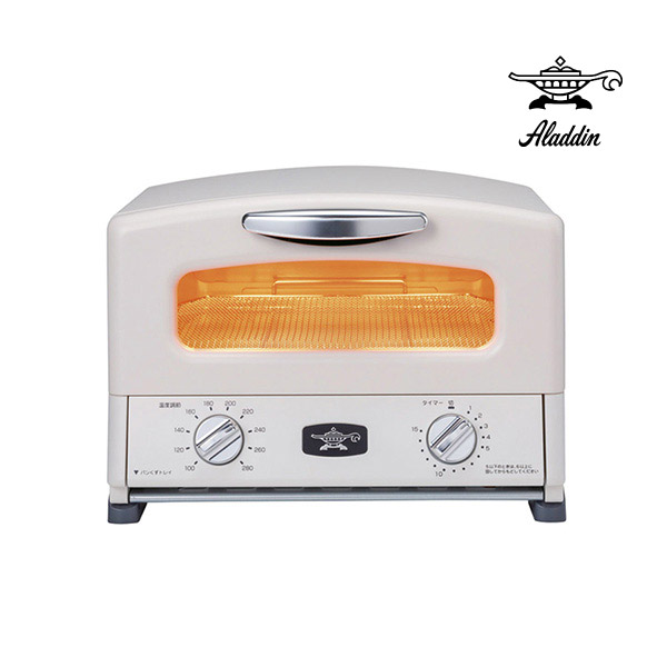アラジン 4枚焼き グラファイトグリル&トースター ホワイト