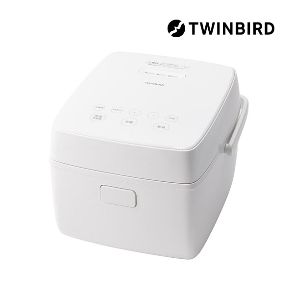 ツインバード はやくておいしい3合 IH炊飯器 ホワイト