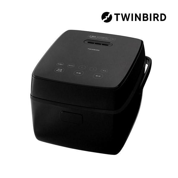 ツインバード はやくておいしい3合 IH炊飯器 ブラック