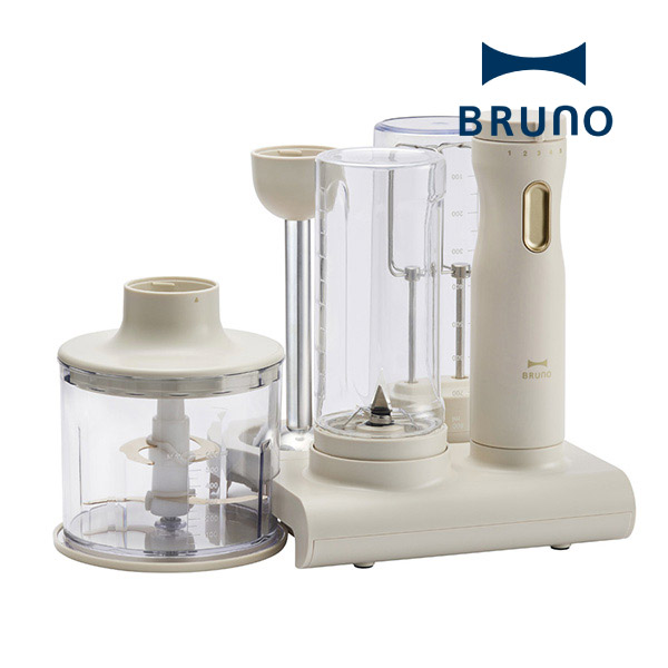 【送料無料】ブルーノ スタンドハンディブレンダー グレージュ