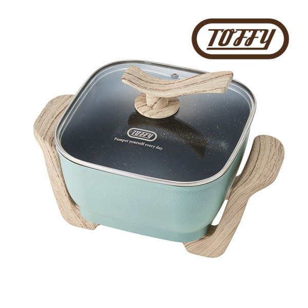 トフィーコンパクトマルチ電気鍋 ペールアクア