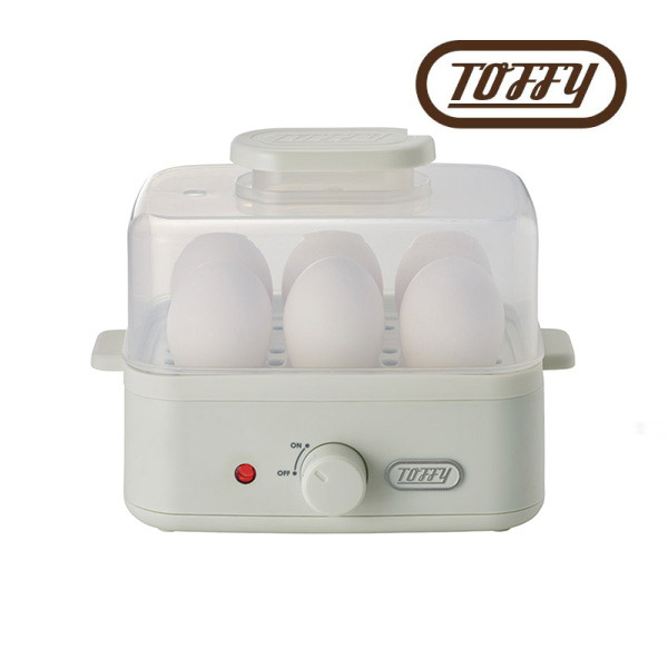 トフィー エッグスチーマー アッシュホワイト