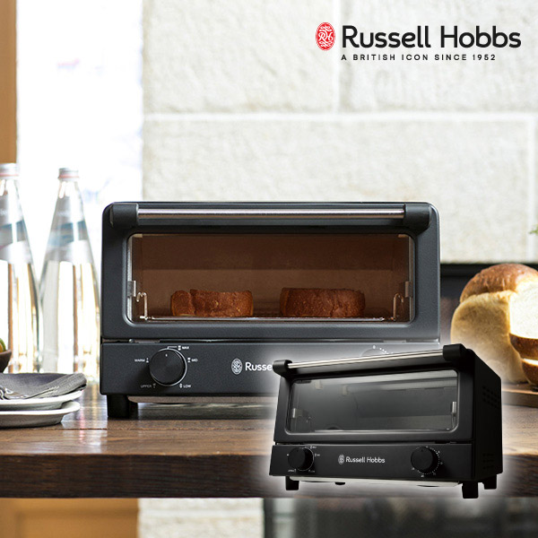 【送料無料】ラッセルホブス オーブントースター ブラック
