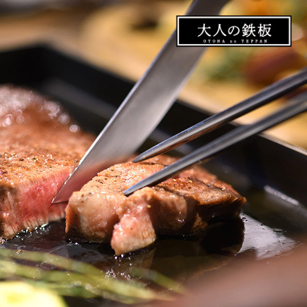大人の鉄板 ステーキナイフ&ミートフォーク