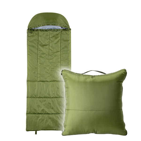 SONAENO クッション型多機能寝袋 オリーブグリーン