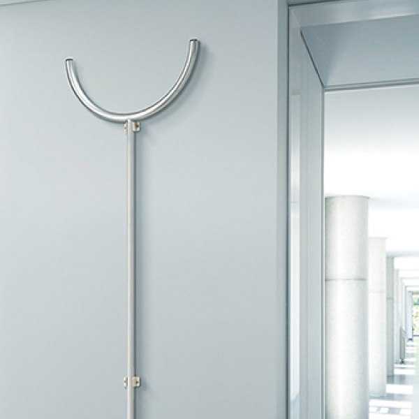 サスマタこない手U型 壁取付フック付