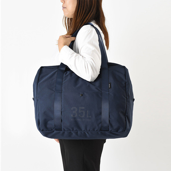 ミレスト ポケッタブルボストンバッグ 35L ネイビー