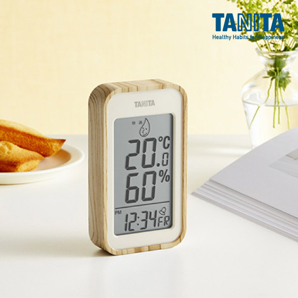 タニタ デジタル温湿度計 ホワイト