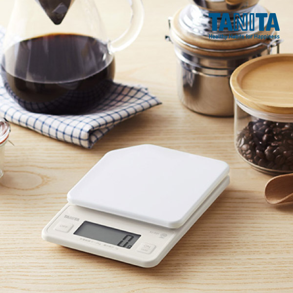 タニタ デジタルクッキングスケール アイボリー
