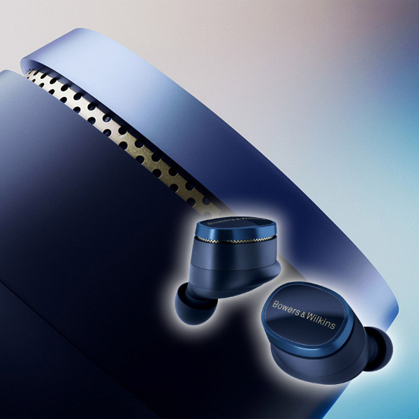 バウワース&ウィルキンス インイヤー ノイズキャンセリング 完全ワイヤレスイヤホン ミッドナイト・ブルー