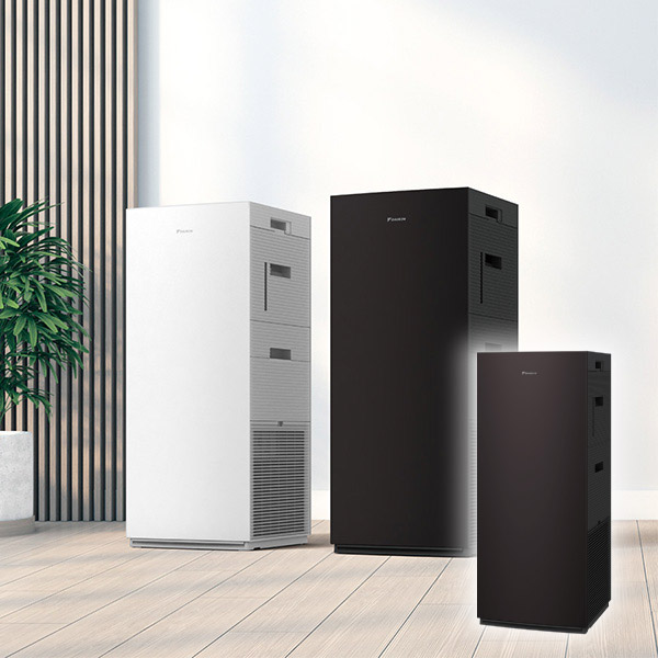 ダイキン加湿ストリーマ空気清浄機 32×32×76cm  ブラウン