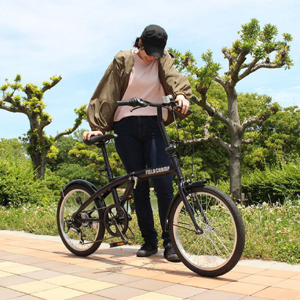 20型折り畳み自転車  フィールドチャンプ ダークブルー