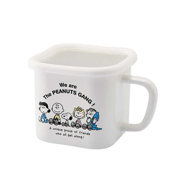 スヌーピー ブレイクタイム ホーローマルチスクエアポット