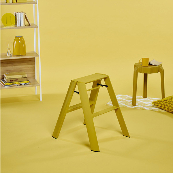 長谷川工業 Stepstool/lucano2-step マスタードイエロー