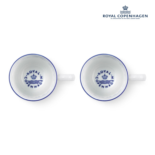 【RoyalCopenhagen】ブルーライン マグ 280ml 2P