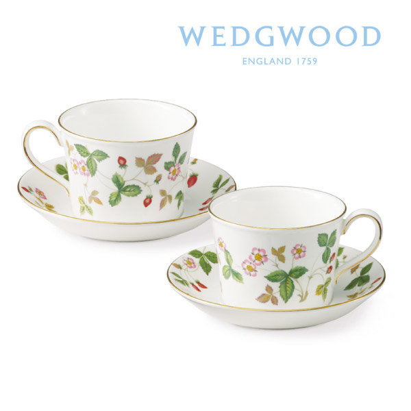 【送料無料】【Wedgwood】ワイスト ティーC&S（デルフィ）ペア