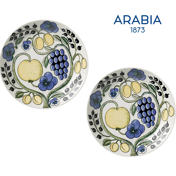 【送料無料】【Arabia】アラビア パラティッシ プレート 21cm カラー ペア