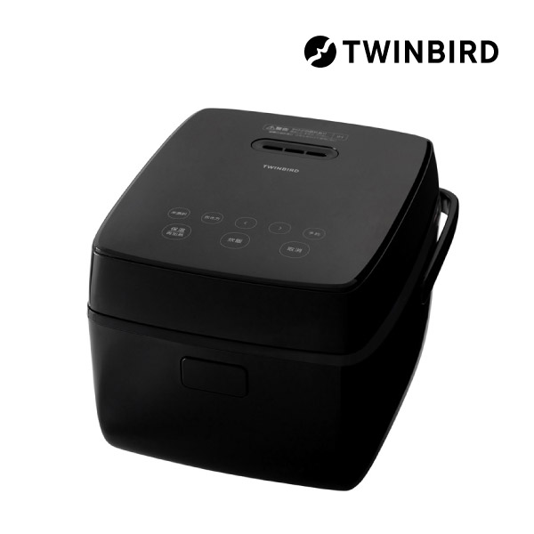 【送料無料】【ツインバード】はやくておいしい3合IH炊飯器 ブラック