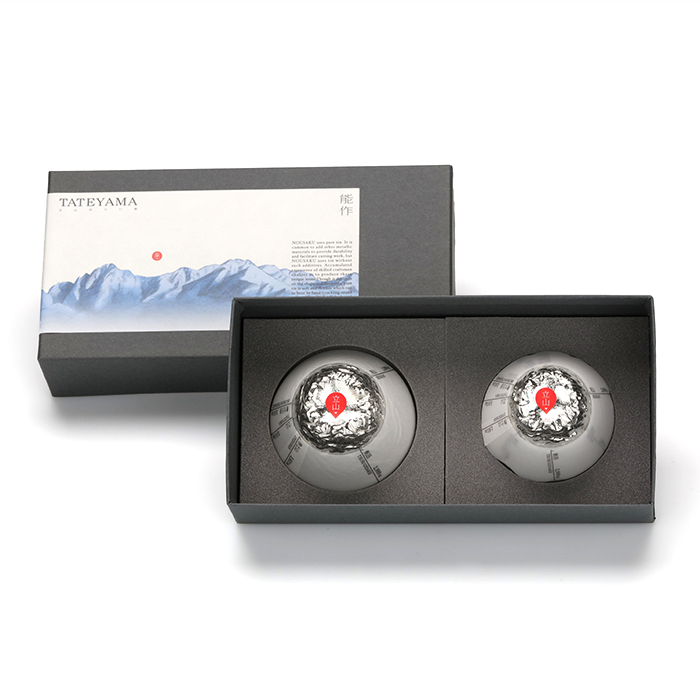 能作　立山のぐい呑み　夫婦セット