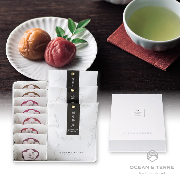 Premium 紀州南高梅＆日本茶セットF