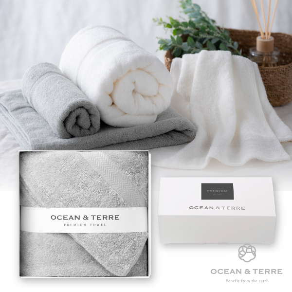 PREMIUM バスタオル1枚（グレー）