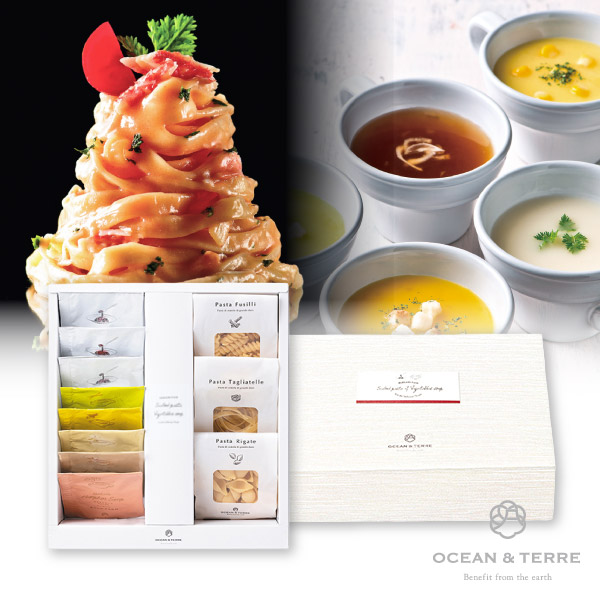 北海道 Premium海鮮パスタ&野菜スープセットC