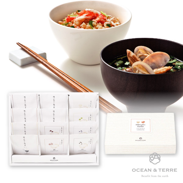 炊き込みご飯とお吸い物セットE