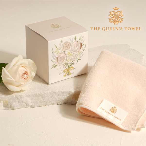 王妃のタオル THE QUEEN’S TOWEL ハンドタオル シェルローズ