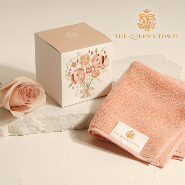王妃のタオル THE QUEEN’S TOWEL ハンドタオル コーラルローズ