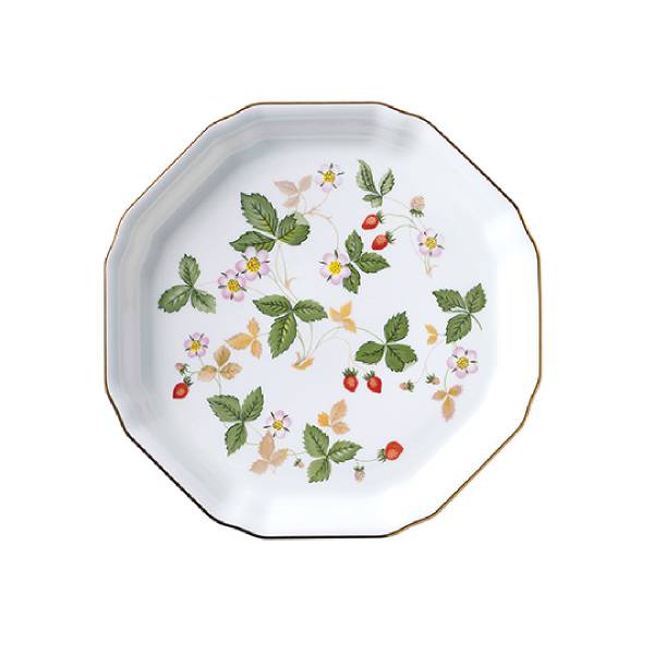 WEDGWOOD（ウェッジウッド） ワイルド ストロベリー オクタゴナルディッシュ L
