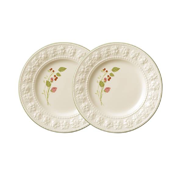 WEDGWOOD（ウェッジウッド） フェスティビティ ラズベリー プレート21cm ペア