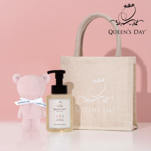 【QUEEN'S DAY】はじめての沐浴ギフトセット（サクラ）