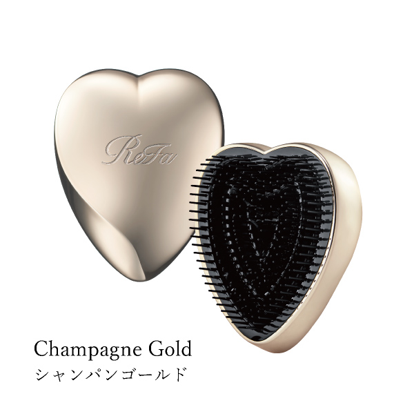ReFa HEART BRUSH/ハートブラシ（シャンパンゴールド）