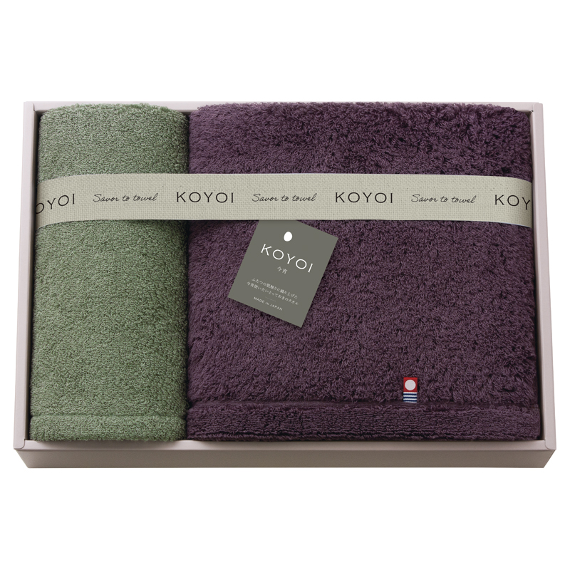KOYOI 〈今宵〉 バスタオル1P・フェイスタオル1P