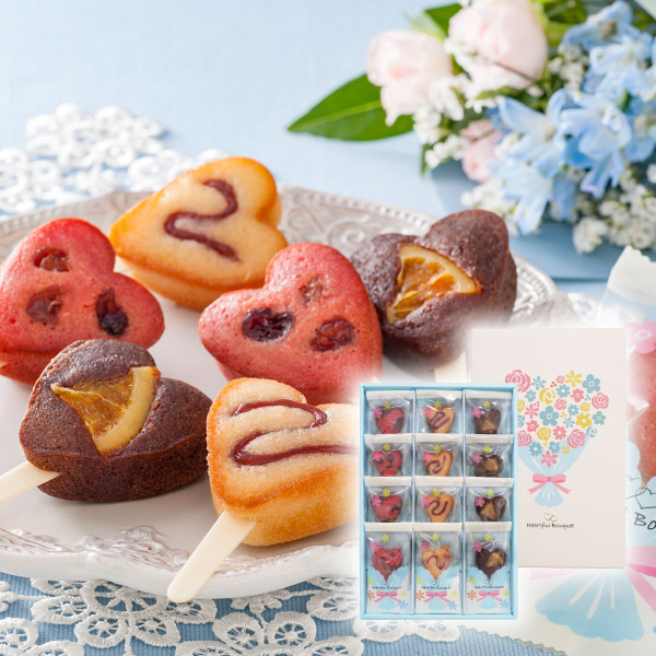 【ハートフルブーケ】ブーケフィナンシェ（12個入）