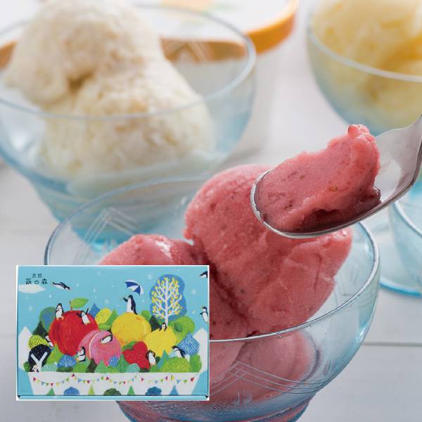 恵那 銀の森 果実たっぷりシャーベット 6個入